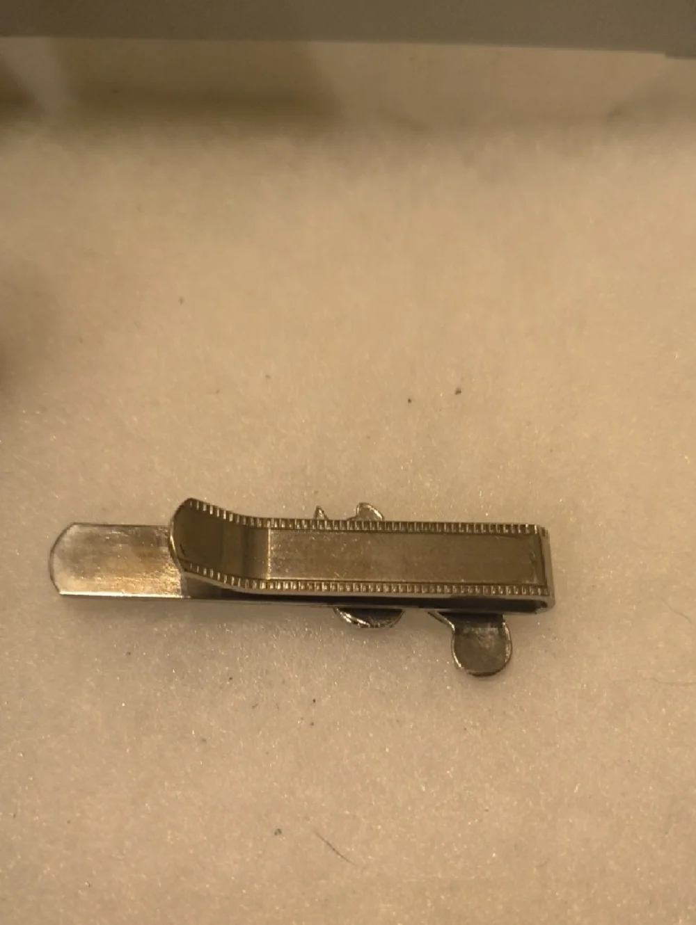 Silver Pistol Money Clip - Classic Firearm Design